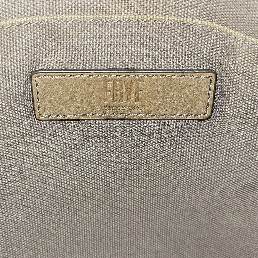 Frye Light Brown Leather Crossbody Bag